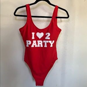 One Piece Bathing Suit